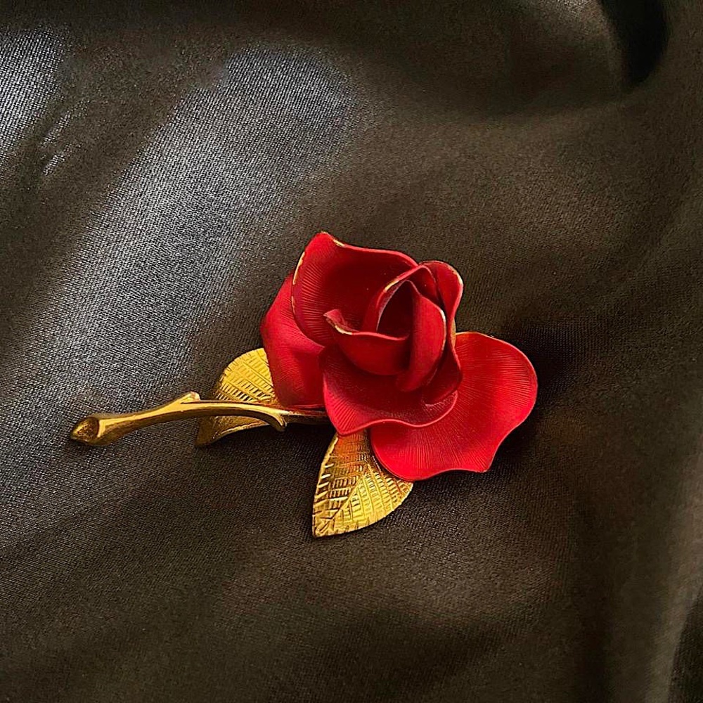 Authentic Cerrito Rosette Pin Brooch